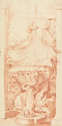 Design for Fountain in Niche